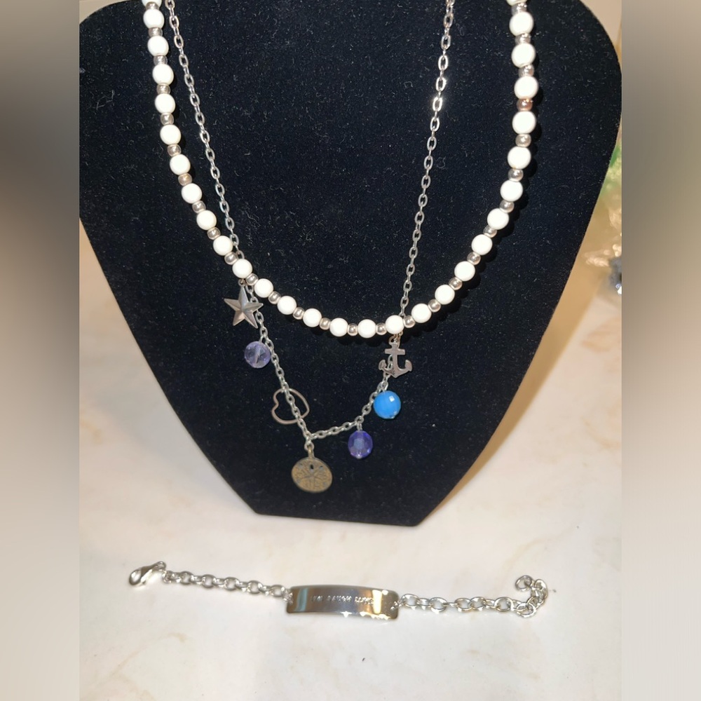 Necklace and bracelet